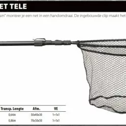 Spro Freestyle Flick Net 145 50 X 40 X 30cm Tele