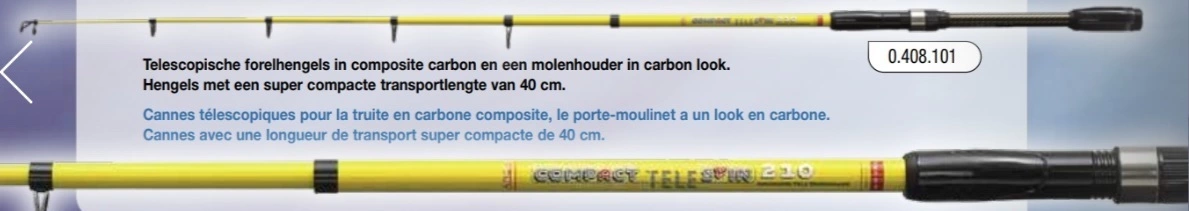 Arca Compact Tele Spin 2.10 Meter Cw 25gram 3 Arca Compact Tele Spin 2.10 Meter Cw 25gram