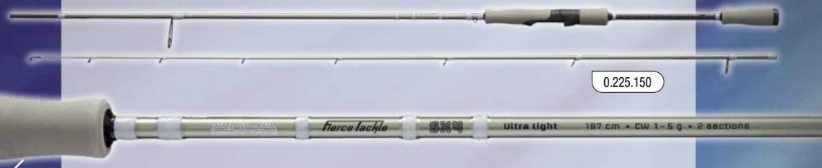 Arca Fierce Tackle Sx4 Drop Shot Specialist 2.43 Meter GREY 8 - 28 Gram 3 Arca Fierce Tackle Sx4 Drop Shot Specialist 2.43 Meter GREY 8 - 28 Gram